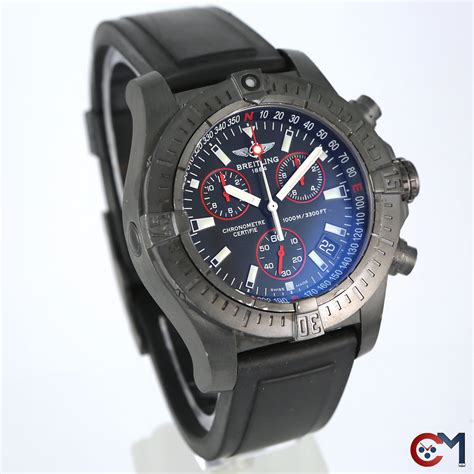 breitling avenger seawolf chrono blacksteel limited edition watch